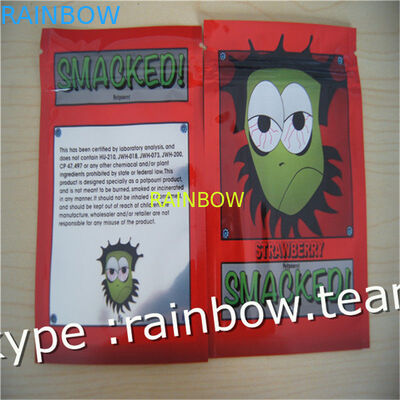 পাউডার জন্য ভেষজ ধূপ ব্যাগ / তিন পাশের সীল জিপার ব্যাগ / কাস্টম ভেষজ ধূপ ব্যাগ 1g / 2g / 3g / 4g / 5g sachet ব্যাগ জন্য