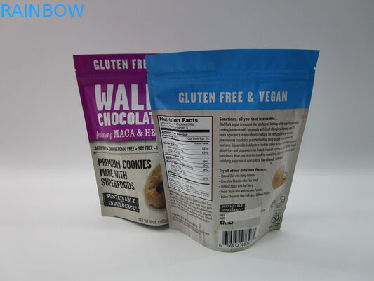 ব্যক্তিগত লেবেল দাঁড়িপাল্লা থলি দাঁড়ানো, snack খাদ্য প্যাকেজিং অ্যালুমিনিয়াম ফয়েল