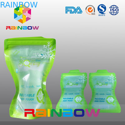 তরল স্পাউট পাউচ প্যাকেজিং, spout সঙ্গে শিশুর থলি দাঁড়ানো