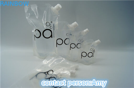 বায়োডগ্রেডেবেল ডাবল জিপার 200ml স্পাউট পাউচ প্যাকেজিং PET / NY / PE