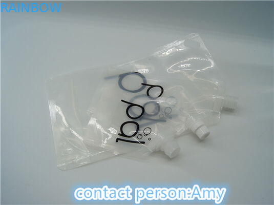 বায়োডগ্রেডেবেল ডাবল জিপার 200ml স্পাউট পাউচ প্যাকেজিং PET / NY / PE