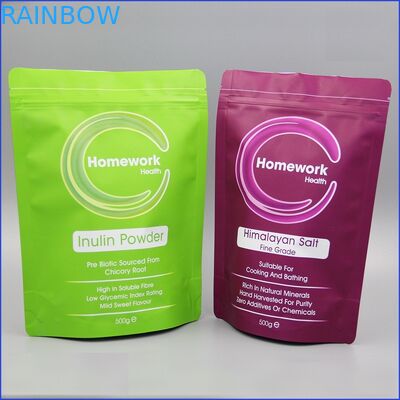 পুনঃব্যবহারযোগ্য জিপ কফি ব্যাগ ভালভ ফয়েল রেখাযুক্ত কফি / চা / পাউডার প্যাকেজিং পাউন্ড স্ট্যান্ড