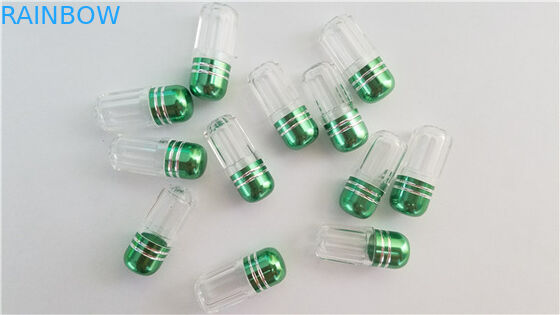 পলি এবং ক্যাপসুলের জন্য খালি প্লাস্টিকের বোতল / ধাতু ক্যাপ দিয়ে পুরুষ বর্ধনশীল গোলাপ বুলেট বোতল