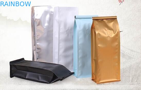 250g কাস্টম মুদ্রিত অ্যালুমিনিয়াম ফয়েল Ziplock প্যাকেজিং পাউন্ড / ডয় প্যাক কফি বীন রোস্ট ব্যাগ