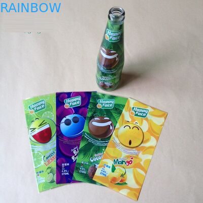 বোতল প্যাকেজিং স্টিকার জন্য কাস্টম তৈরি পিভিসি সঙ্কুচিত লেবেল সঙ্কুচিত