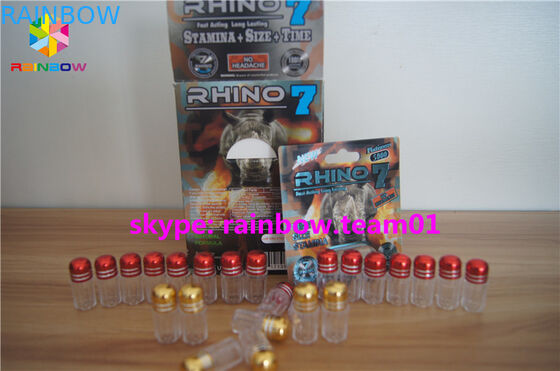 কাস্টমাইজড বুলেট প্লাস্টিকের পিল বোতল, মেটাল ক্যাপ সঙ্গে প্লাস্টিক মেডিসিন বোতল