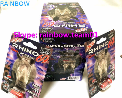 পুরুষ যৌন পারফরমেন্স মেডিসিন বুদ্বুদ প্যাকগুলি / কাস্টম ব্লিস্টার প্যাকেজিং