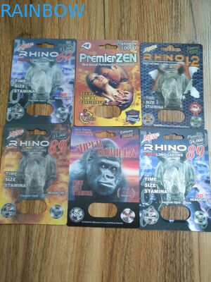 পুরুষ বর্ধনশীল খিলান পরিষ্কার ব্লিস্টার প্যাকেজিং কাগজ / পিপি উপাদান