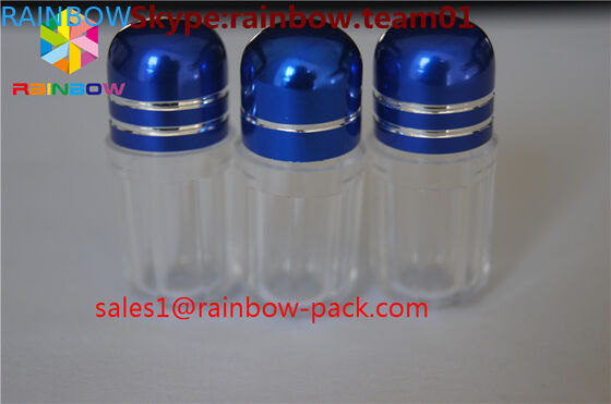 ছোট লিঙ্গ খালি ঔষধ বোতল অ্যালিমিনাম ফয়েল ক্যাপ, বুলেট শেল আবরণ