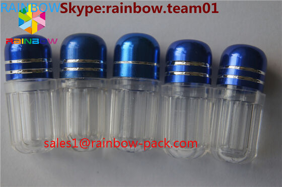 ছোট পিল আকৃতি ক্যাপসুল কন্টেইনার সেক্স গোলাপ গাইনস জন্য ক্যাপসুল ক্যাপসুল কেস 7 পিল প্যাকেজিং বর্ধন পিল বোতল