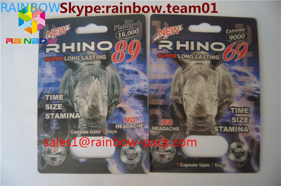 গরম বিক্রয় 3 ডি মুদ্রণ কার্ড কালো mamba 3 ডি যৌন প্রভাব পিল প্যাকেজিং কার্ড 3 ডি কার্ড / 3 ডি মুদ্রণ কার্ড গালিচা ফোস্কা কাগজ ca