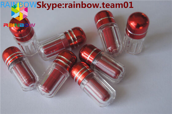 খালি প্লাস্টিকের ক্যাপসুল ধাতু টুপি ফোস্কা rhino7 &amp; rhino 25 খালি রঙ ক্যাপসুল খালি প্লাস্টিকের ক্যাপসুল ক্যাপসুল ক্ষেত্রে