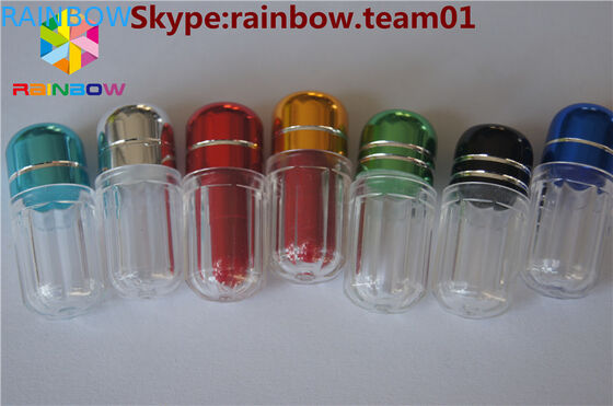 খালি প্লাস্টিকের ক্যাপসুল ধাতু টুপি ফোস্কা rhino7 &amp; rhino 25 খালি রঙ ক্যাপসুল খালি প্লাস্টিকের ক্যাপসুল ক্যাপসুল ক্ষেত্রে