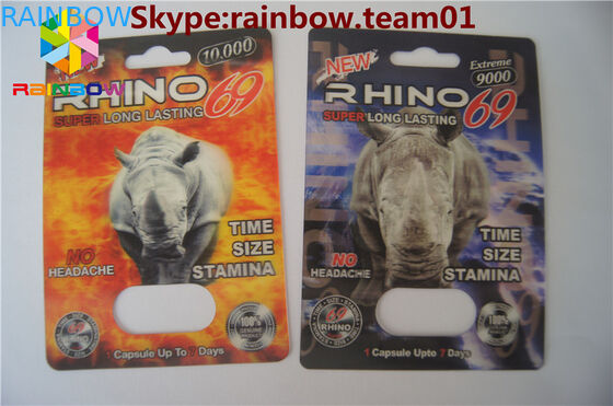 rhino7 & rhino 25 ফাঁকা ক্যাপসুল আকৃতির পাত্রে স্বচ্ছ প্লাস্টিকের ক্যাপসুল সেক্স পিল বোতল পাত্রে সেক্স পিল ক্যাপসুল