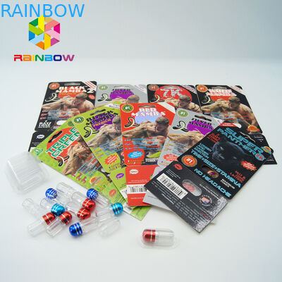 পাইকারি লিঙ্গ বৃদ্ধি ক্যাপসুল RHINO 8 গোল / Rhino 9 / Rhino 11 / Rhino 12 যৌন ছিদ্র ক্যাপসুল / বড়ি প্যাকেজিং বোতল