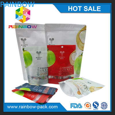 কাস্টম হোলোগ ল্যামিনেটিং প্লাস্টিকের জিপ-লক পাইচ আলু চিপস প্যাকেজিং আর্দ্রতা ব্যাপ্তিযোগ্য ব্যাগ ধাতব বোপ ফিল্ম