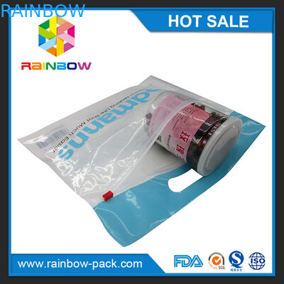 পিপি স্লাইডার ziplock ব্যাগ সঙ্গে লোগো স্ট্যান্ড আপ ব্যাগ স্পষ্ট সামনে জিপ লক ব্যাগ UPC মুদ্রিত ziplock ব্যাগ পরিষ্কার সামনে সঙ্গে