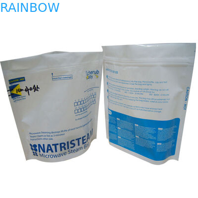 মাইক্রোওয়েভ ফুড স্ট্যান্ড আপ পকেট, পরিষ্কার উচ্চ তাপমাত্রা রিটর্ট পকেট