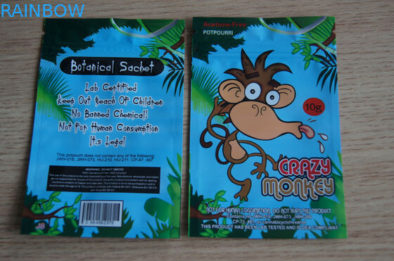 বোটানিকাল এক্সট্র্যাক্ট মাইসেস প্যাকেজিং ব্যাগ, ক্লিম্যাক্স হার্বাল ধূপ জিপ লক প্লাস্টিকের ব্যাগ