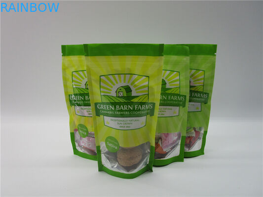 কালো প্লাস্টিক জিপলক ব্যাগ মেডিকেল ক্যানভাস / তামাক / হার্বাল / মসলা প্যাকিং