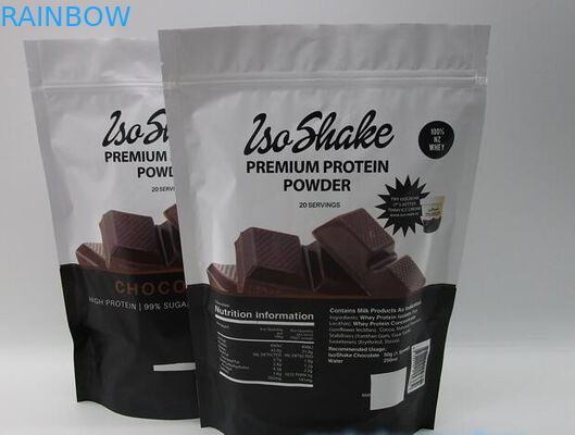 FDA প্রোটিন poweder 1kg জন্য জipper খাদ্য থলি দাঁড়ানো