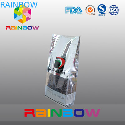 টেকসই সাইড Gusset ফ্ল্যাট নীচে চা প্যাকেজিং ব্যাগ কফি বীন প্লাস্টিক ব্যাগ