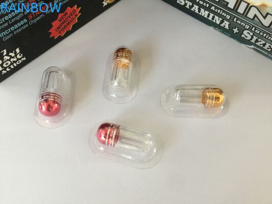 আইএসও প্লাস্টিকের পিল বোতল ম্যান পিলস প্যাকেজিং বোতল কালো স্টেলিয়ন / সুপার প্যান্থারের জন্য