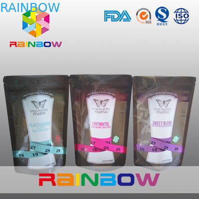 খাদ্য গ্রেড পুনর্ব্যবহারযোগ্য 150 জি জিমার শক্তি পাউডার জন্য পাউন্ড স্ট্যান্ড আপ