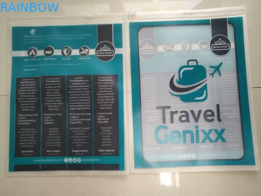 সাঁতারের পোষাক / ফ্রস্টেড ইভা ভিজা বিকিনি ব্যাগ জন্য স্বচ্ছ স্বচ্ছ পিভিসি প্লাস্টিক ব্যাগ