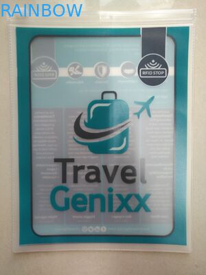 পরিষ্কার স্বচ্ছ পিভিসি ব্যাগ, বস্ত্র পিন Pvc হ্যাঙ্গার ব্যাগ তিন সাইড সীল