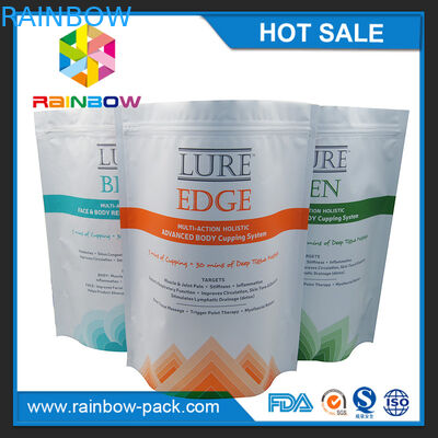 ম্যাট কাস্টমাইজড লোগো মুদ্রণ নীচে Gusset সঙ্গে Ziplock পাউন্ড স্ট্যান্ড