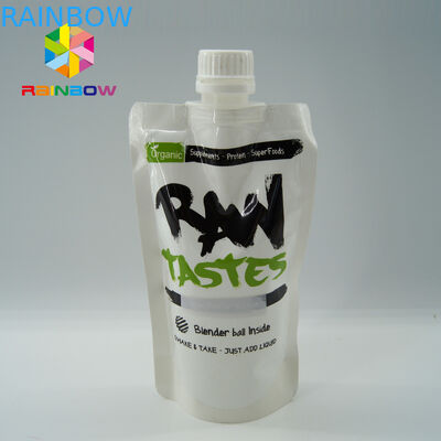 কাস্টমাইজড মধু প্যাকেজিং ব্যাগ স্পাউট / মৌমাছি মধুর জন্য থলিতে দাঁড়ানো