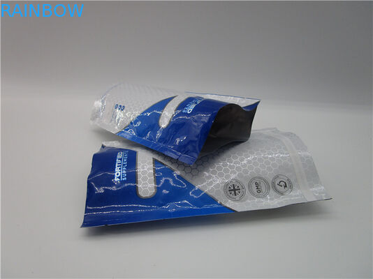 পুষ্টি পরিপূরক প্রোটিন গুঁড়া প্যাকেজিং আপ পাউন্ড / ফয়েল প্যাকেট দাঁড়ানো