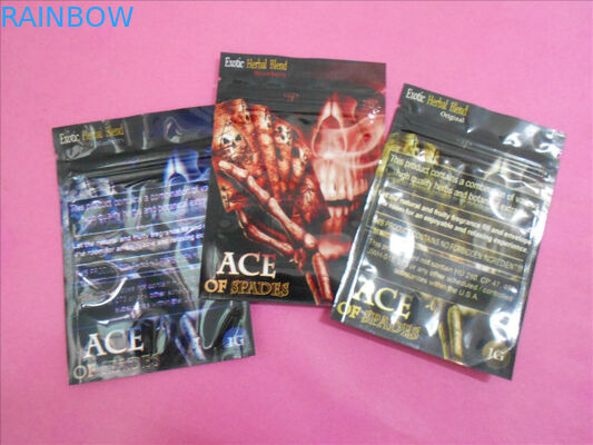 ক্যালিফোর্নিয়া স্বপ্ন হার্বাল ধূপ প্যাকেজিং ফ্লাট জীপার পাইচ রাসায়নিক পিিল THC Sachet