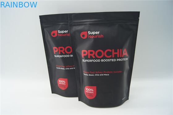 600g 1 কেজি ই এম জিপার খাদ্য প্যাকেজিং ব্যাগ বাদামী কড়া কাগজ ব্যাগ উইন্ডো / জipper সঙ্গে