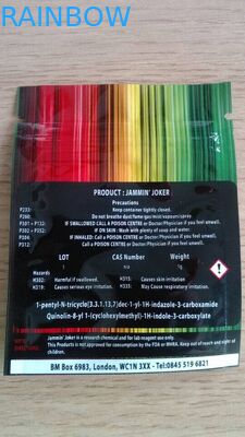 1 জি জামিন জোকার জন্য রঙিন মুদ্রণ ziplock হার্বাল ধূপ প্যাকেজিং ব্যাগ