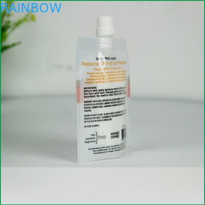 জেল মাস্ক / শ্যাম্পু তরল স্পাউথ থলি জন্য স্পাউট / স্পাউট পাউচ প্যাকেজিং সঙ্গে তরল স্ট্যান্ড থেক