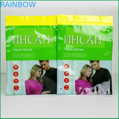 কাস্টম Ziplock প্লাস্টিকের পাইচ প্যাকেজিং টি - বস্ত্র জন্য শার্ট প্লাস্টিক প্যাকেজিং ব্যাগ