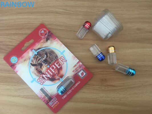 হট বিক্রয় Rhino পুরুষ বর্ধনশীল পিল প্যাকেজিং কার্ড এবং 3D প্রভাব সঙ্গে প্রদর্শন বক্স