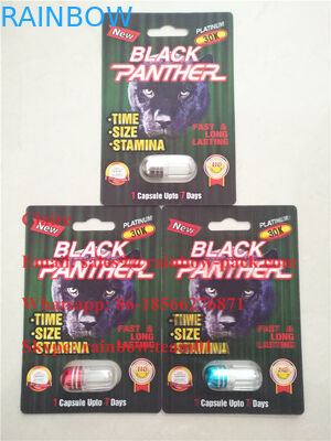 যৌন ক্যাপসুল ব্লিস্টার 3 ডি পেপার কার্ড / পুরুষ যৌন পারফরমেন্স বর্ধন যৌন পিল প্যাকেজ