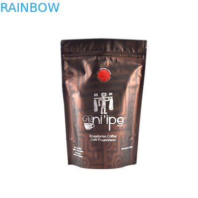 কেনি উগান্ডা ইথিওপিয়া 250 গ্রাম 500 গ্রাম প্লাস্টিকের পাইচ প্যাকেজিং, একাধিক রঙ কফি পাউন্ড আপ স্ট্যান্ড