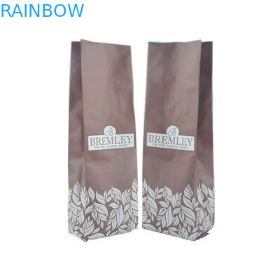 ফ্ল্যাট নীচে খাদ্য গ্রেড ইকো বন্ধুত্বপূর্ণ স্ট্যান্ড আপ পাউচ কফি প্যাকেজিং Degassing ভালভ