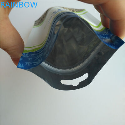 ম্যাট হোয়াইট হ্যাম বীজ রিসিএবল প্যাকেজিং ব্যাগ, প্লাস্টিকের থলি প্যাকেজিং