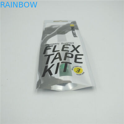 নীচে খোলা প্লাস্টিকের পাইচ প্যাকেজিং, তিন সাইড সীল পাউন্ড কাস্টম মুদ্রিত