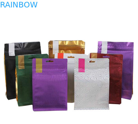 পাইকারি অ্যালুমিনিয়াম ফয়েল টিন টাই ফ্ল্যাট ব্লক নীচে ডিগ্রাসিং ভালভ 500g 1kg সঙ্গে কফি প্যাকেজিং ব্যাগ