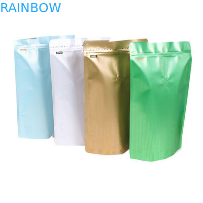 কাস্টম মুদ্রিত ম্যাট রোস্ট করা কফির বীজ প্যাকেজিং ব্যাগ স্ট্যান্ড আপ পচ অ্যালুমিনিয়াম কফি প্যাকেজিং ব্যাগ ভালভ সঙ্গে 250g