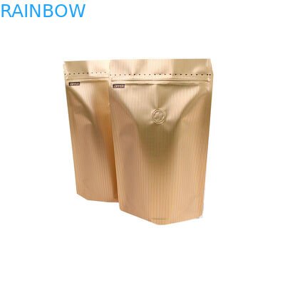 কাস্টম মুদ্রিত ম্যাট রোস্ট করা কফির বীজ প্যাকেজিং ব্যাগ স্ট্যান্ড আপ পচ অ্যালুমিনিয়াম কফি প্যাকেজিং ব্যাগ ভালভ সঙ্গে 250g