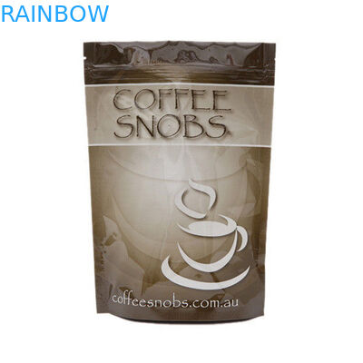 কাস্টম 250g 500g 1kg বর্গাকার ব্লক সমতল নীচে ziplock কফি মটরশুটি প্যাকেজিং ব্যাগ