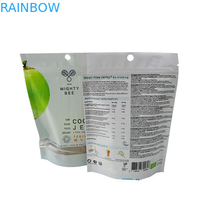 কাস্টম মুদ্রিত প্লাস্টিকের পাইচ প্যাকেজিং ফয়েল ল্যামিনেট মাইলার Ziplock মিছরি জন্য ব্যাগ