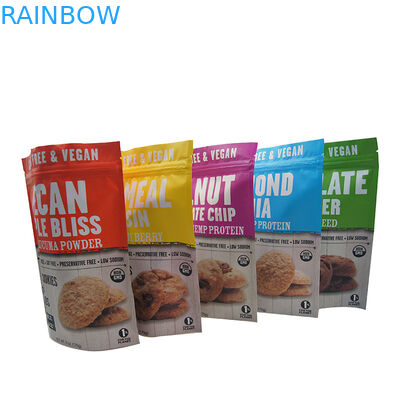 চিপলেট চিপ কুকিজ বিস্কুট জন্য প্যাকেজিং আপ জিপার ব্যাগ প্লাস্টিক পাইচ স্ট্যান্ড